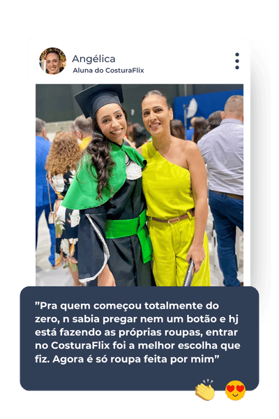 Depoimento de aluna — CosturaFlix