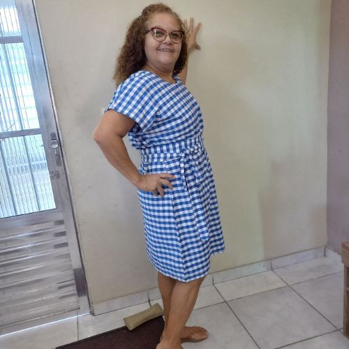 Josiane Leal, aluna do Costure