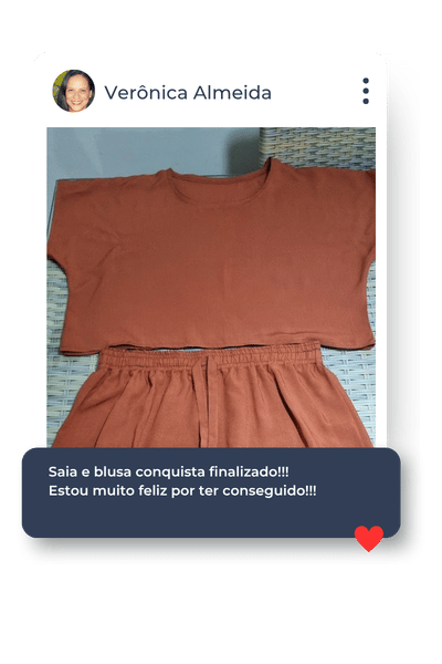 Depoimento de aluna do Costura para Iniciantes