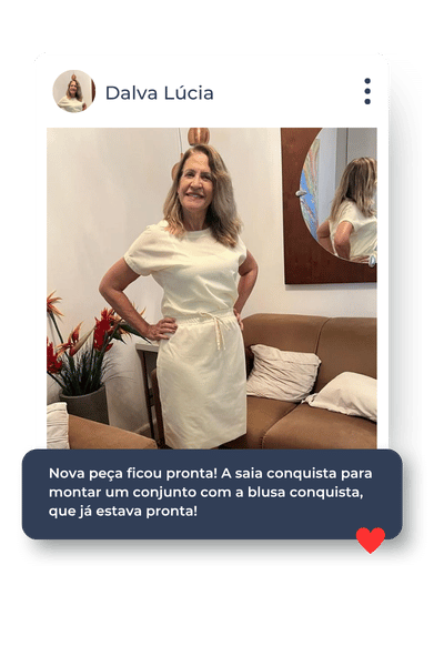 Depoimento de aluna do Costura para Iniciantes