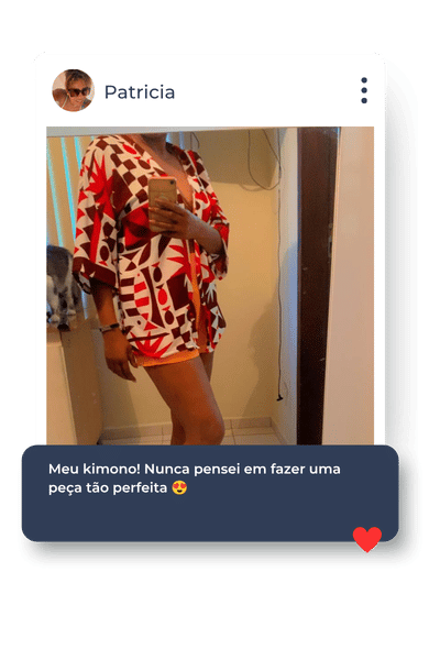 Depoimento de aluna do Costura para Iniciantes